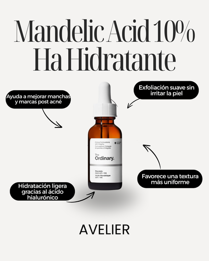 The Ordinary | Mandelic Acid 10% + Ha Hidratante 30ml