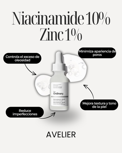 The Ordinary |  Niacinamida 10% + ZINC 1% 30ml